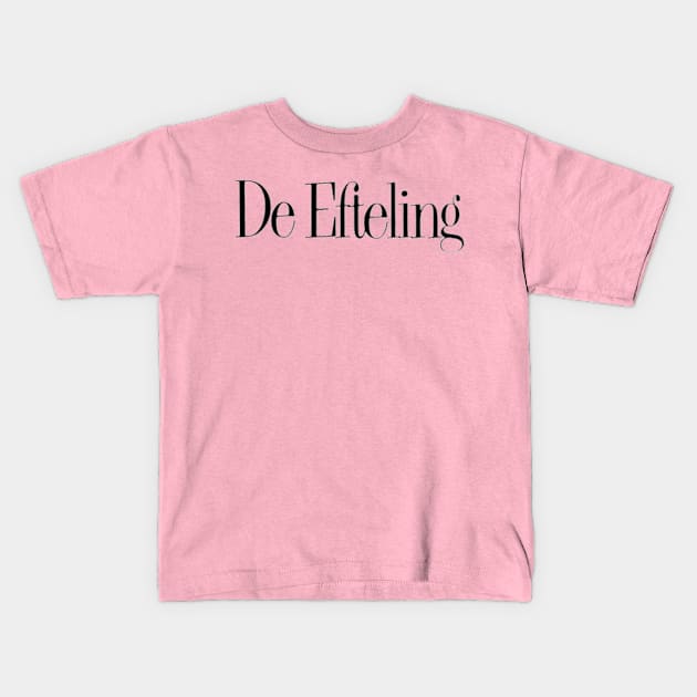 Efteling 80's logo Kids T-Shirt by Mr.Nikils